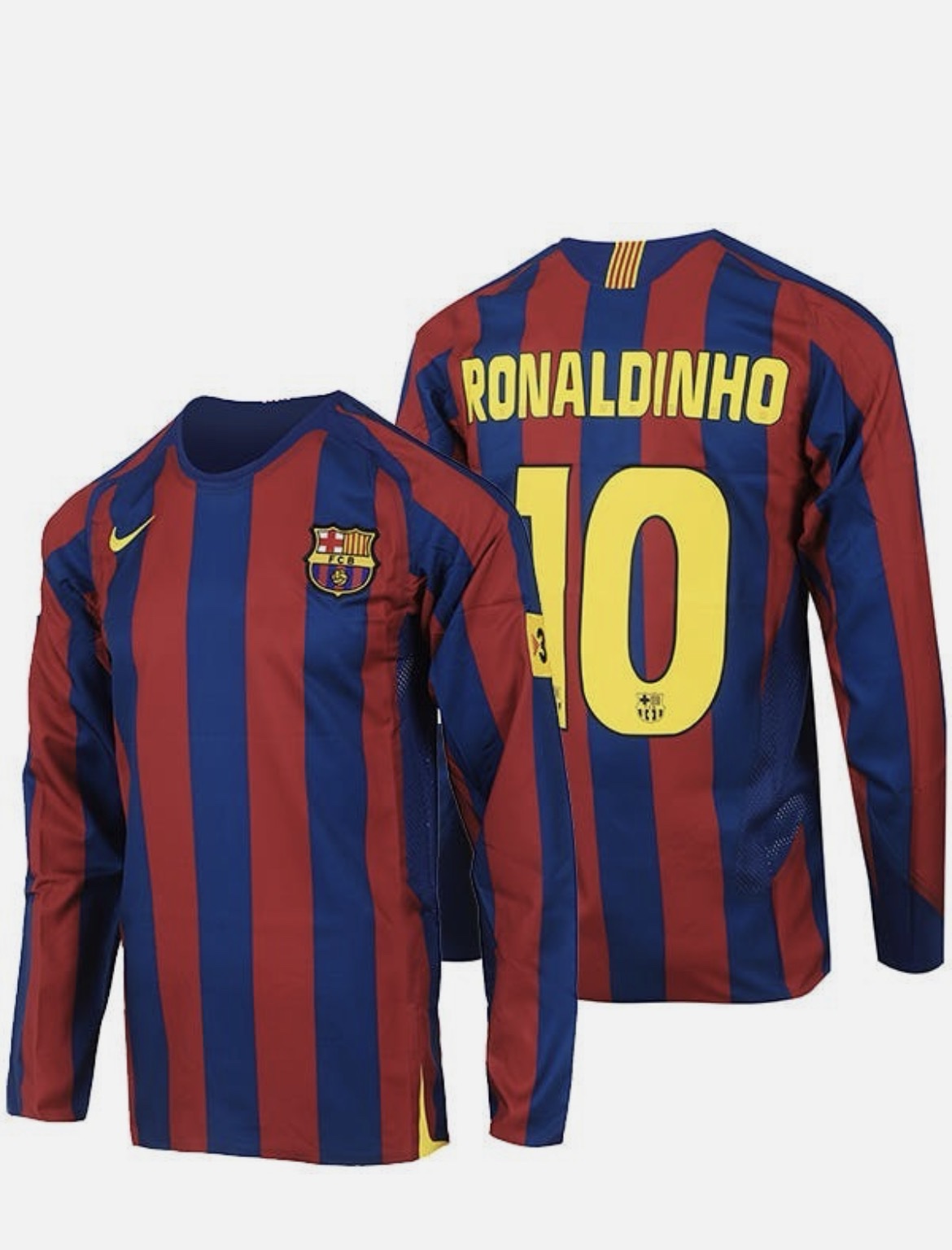 Camisa Manga Longa Barcelona Nike Reedição Total 90 Masculina - Imagem 6
