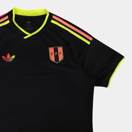 Camisa Seleção Peru Away Adidas Originals - Preto - Imagem 7
