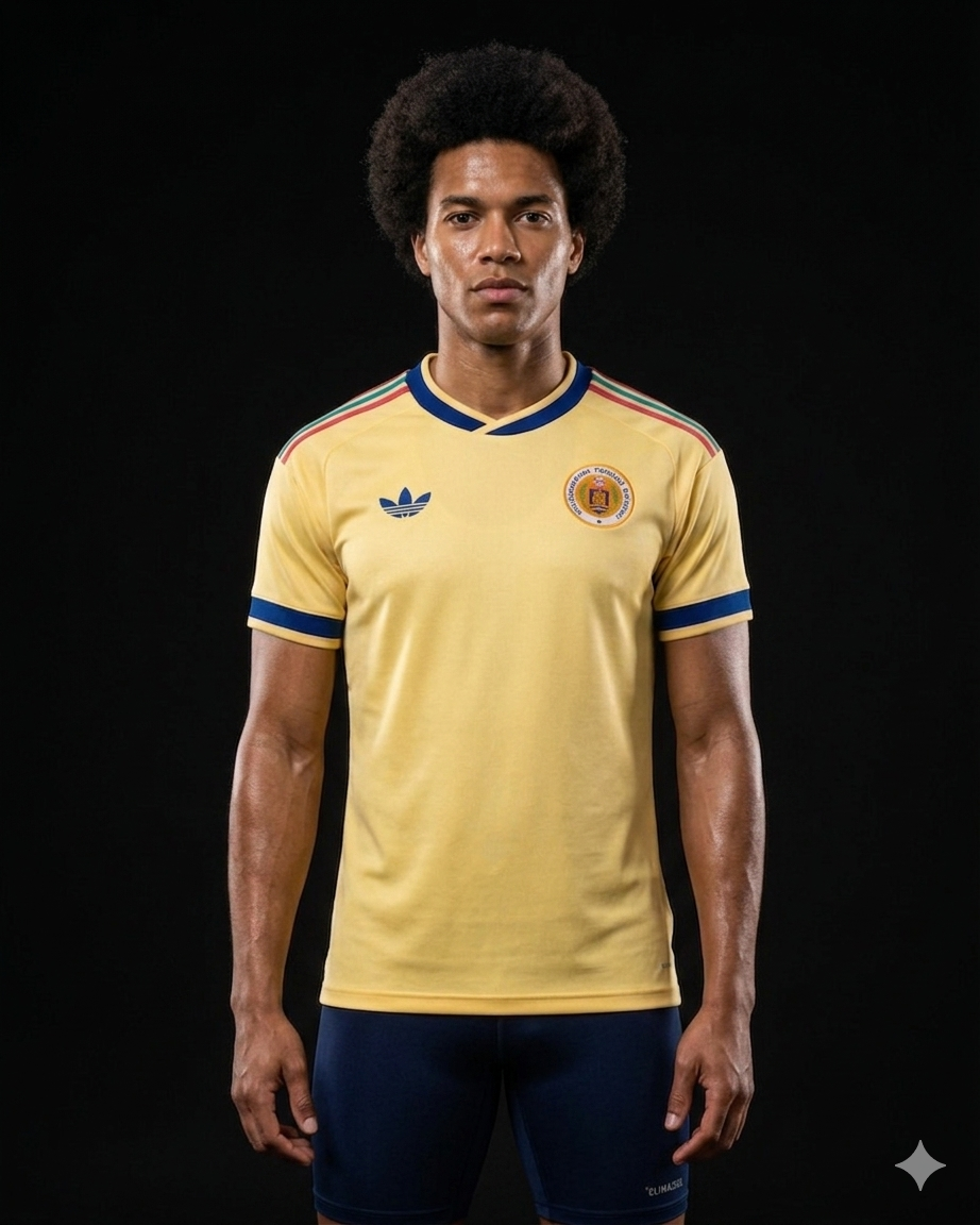 Camiseta Curaçao Away adidas 2026 – Amarela