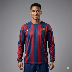 Camisa Manga Longa Barcelona Nike Reedição Total 90 Masculina