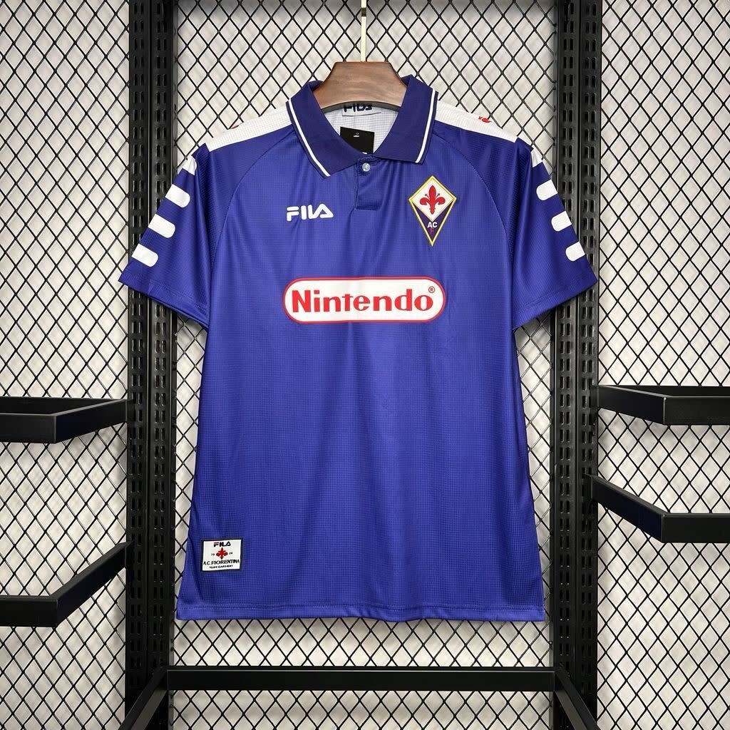 Fiorentina Home 1998/99 – Fila x Nintendo RETRÔ - Imagem 2
