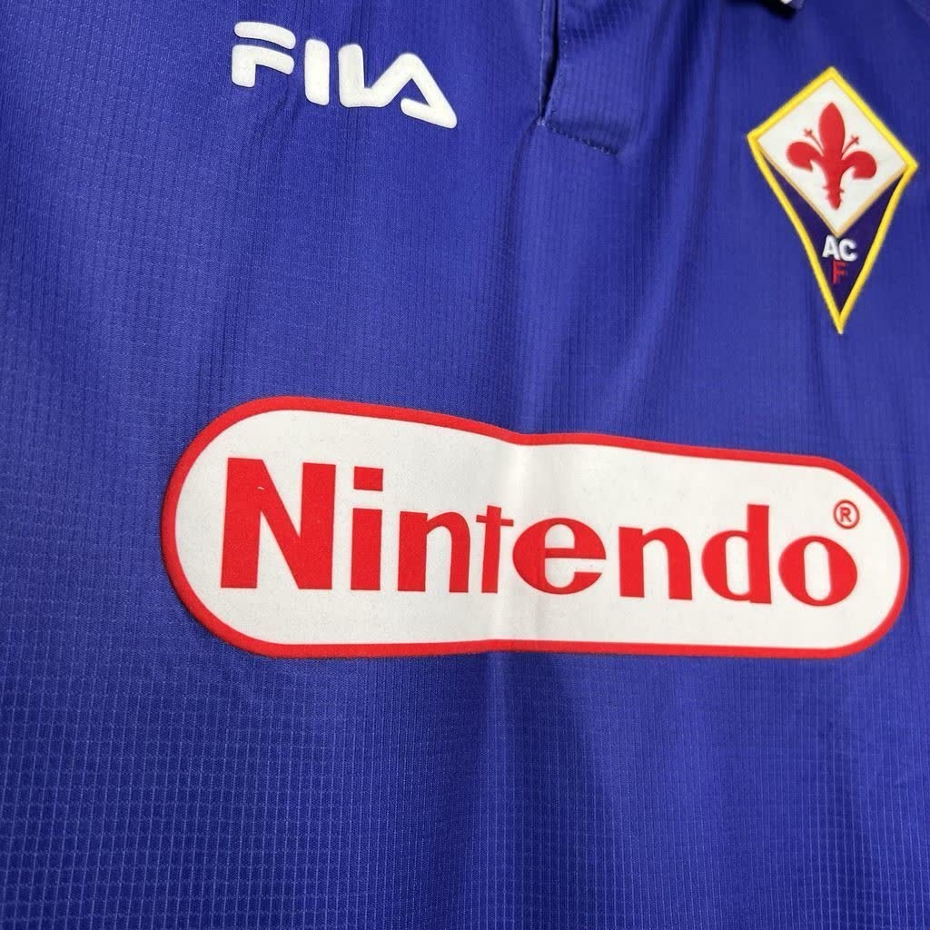 Fiorentina Home 1998/99 – Fila x Nintendo RETRÔ - Imagem 3
