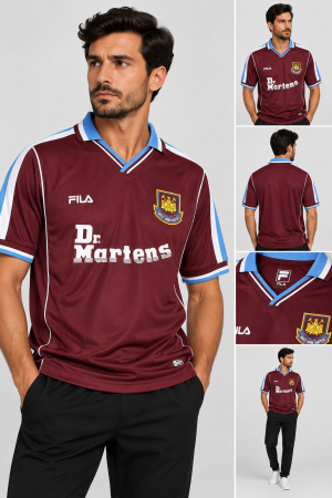 Camisa Retrô West Ham United 1999/2000 – Fila.