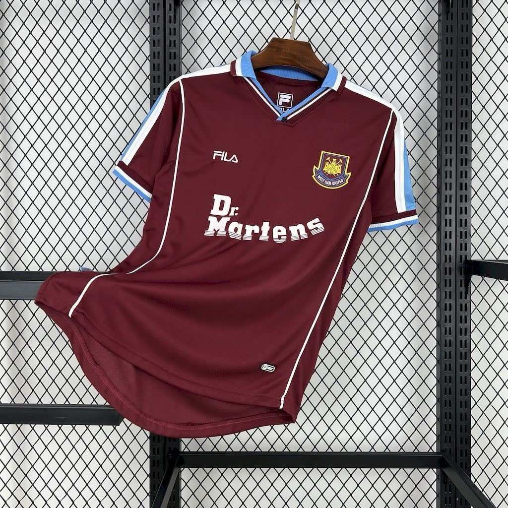 Camisa Retrô West Ham United 1999/2000 – Fila. - Imagem 8
